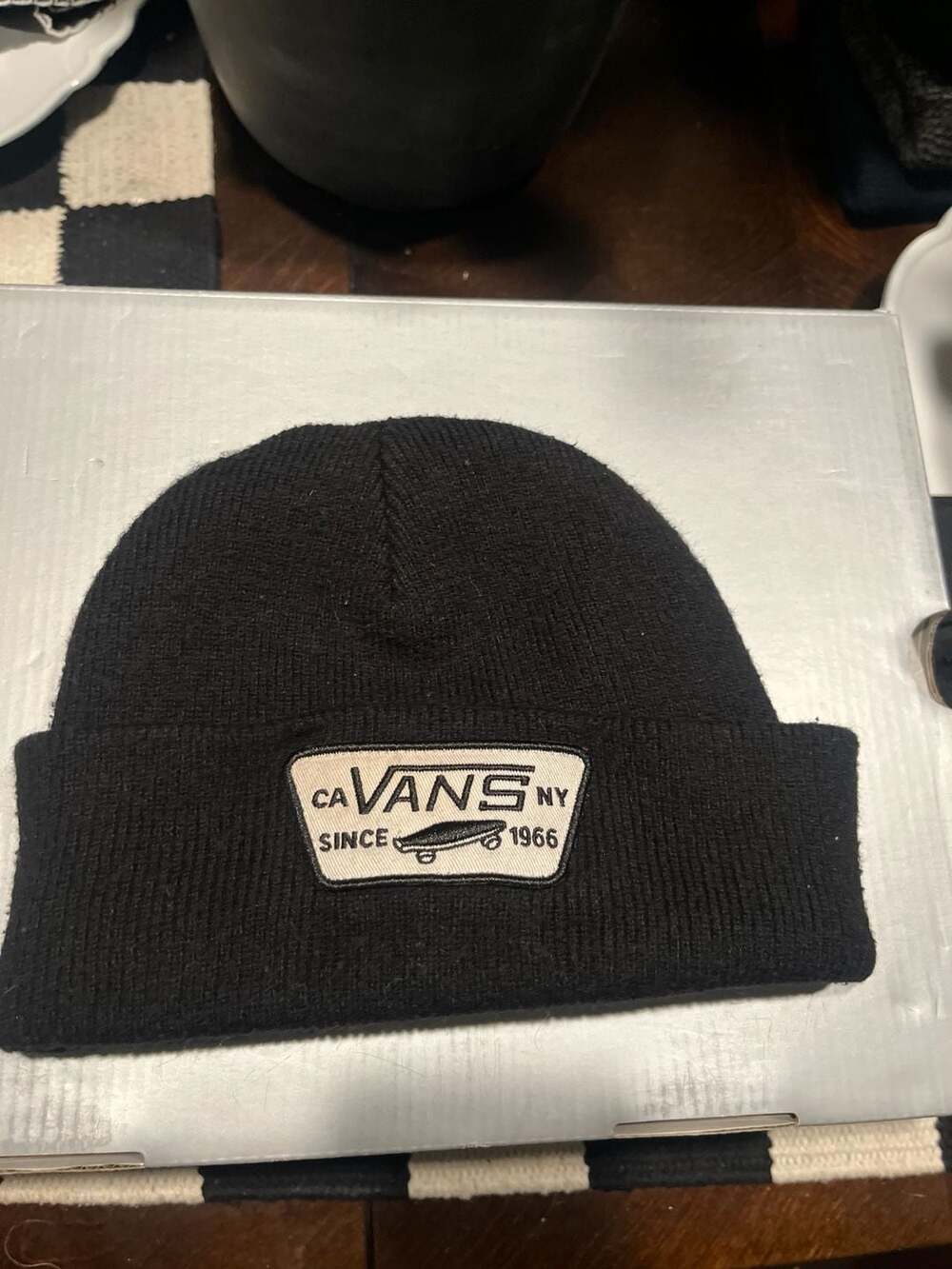 Vans Milford Cuff Knit Beanie Hat Black